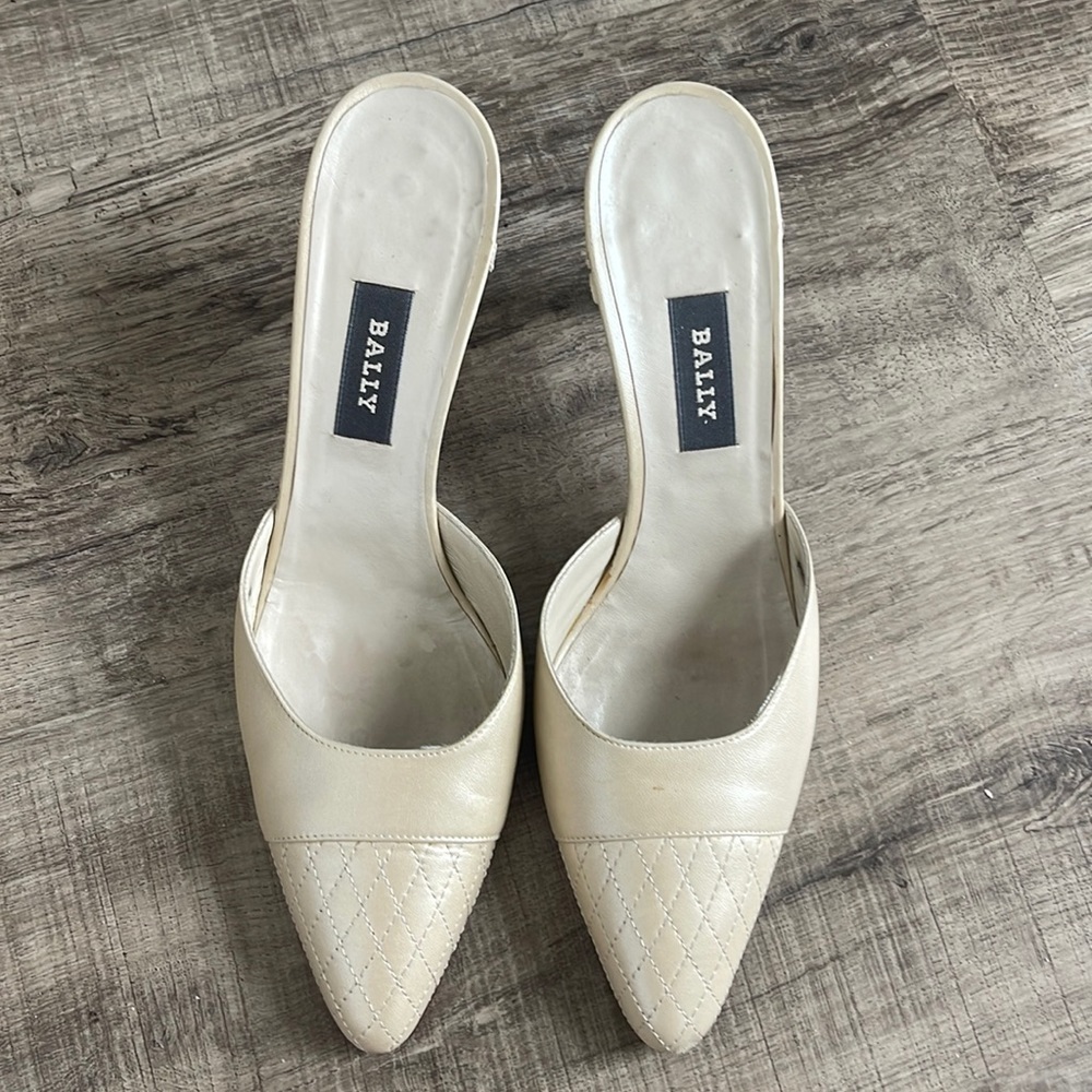 Bally leather mules